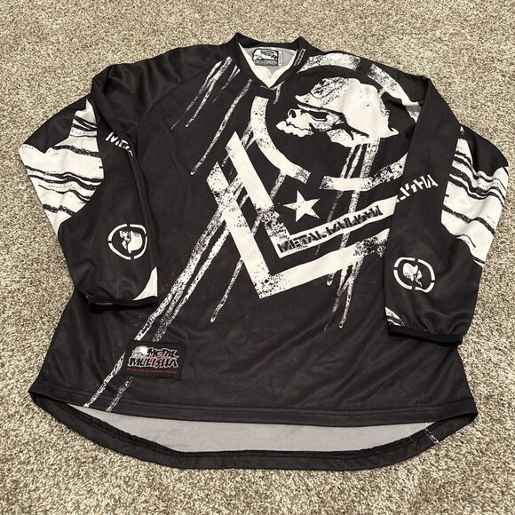 Metal Mulisha MSR Graphic Motocross Long Sleeve Jersey Shirt Men’s Size Large - Picture 1 of 8